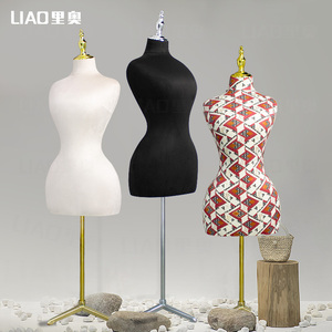 Maniquíes Sencillos <span class=keywords><strong>de</strong></span> Medio Cuerpo <span class=keywords><strong>de</strong></span> Tela Talla Grande para Fotografía <span class=keywords><strong>de</strong></span> Ropa Femenina con Cadera y Busto <span class=keywords><strong>Grandes</strong></span> - Product Image 2