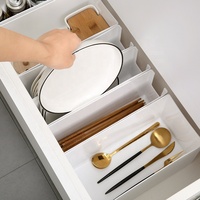 Armoire de cuisine en plastique organisateur tiroir baguettes boîte de rangement étagère à épices Pot organisateur ustensiles de cuisine boîte de rangement bacs