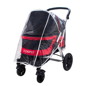 DODOPET Universal Pet <b>Stroller</b> Rain Cover, Baby <b>Stroller</b> Raincoat, <b>Dog</b> <b>Stroller</b> Rain Cover, Warm and Windproof - Product Image 2