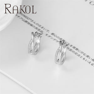 ต่างหู Rakol EP5629 กันน้ำ ดีไซน์มินิมอล คุณภาพสูง ชุบทอง สำหรับผู้หญิง - Product Image 4