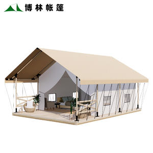 Tente de luxe en bois pour hôtel, maison de vacances, camping, hôtel de charme, avec une chambre et une salle de bain, personnalisable en usine - Product Image 5