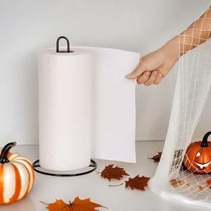 <span class=keywords><strong>Support</strong></span> de rangement de comptoir pour serviettes en papier et en acier inoxydable, grande taille, pour cuisine, rangement et organisation - Product Image 4