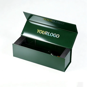 Boîte à bouteilles, boîte rigide magnétique pour vin et spiritueux avec estampage à chaud doré et vernis UV, emballage cadeau robuste - Product Image 6