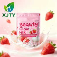 XJTY Nature Mélange pour Boisson à la Fraise Glutathion COQ10 Astaxanthine Éclaircissant Anti-Âge Blanchissant Complément Alimentaire