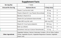 Vitamines Super B Complex ODM OEM avec vitamine C et acide folique, vitamines pour le soutien immunitaire et l'énergie cellulaire, 60 comprimés