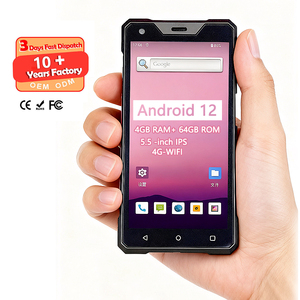 Máy tính bảng PDA mạnh mẽ M86 5.5 inch, hệ điều hành Android 12, 4G, chuẩn IP67, tích hợp máy quét mã vạch 1D/2D, dùng cho quản lý kho hàng. - Product Image 1