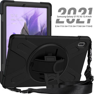 Custodia Robusta Antiurto per <span class=keywords><strong>Tablet</strong></span> <span class=keywords><strong>Samsung</strong></span> Galaxy Tab <span class=keywords><strong>S7</strong></span> FE T730 12.4 Pollici - Product Image 2