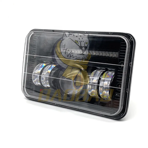 Phare <span class=keywords><strong>clignotant</strong></span> de 5 pouces en plastique 12V de style <span class=keywords><strong>Harley</strong></span>, blanc, rouge, bleu, pour pièces de moto et accessoires de voiture - Product Image 4