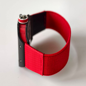 High End Fashion Hollow Design Business Watch Carbon Fiber Case <b>Red</b> Canvas Watch Unisex Mechanical Watch - Product Image 3