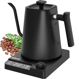 Bouilloire électrique à col de cygne, bouilloire à eau chaude à ébullition Ultra rapide en acier inoxydable Pour verser le café et le thé