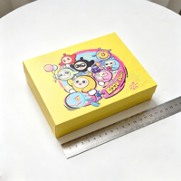 Boîte rigide personnalisée imprimée par le fabricant pour l'emballage de jeux pour enfants, vente en gros, boîte en papier avec couvercle et base, insert découpé