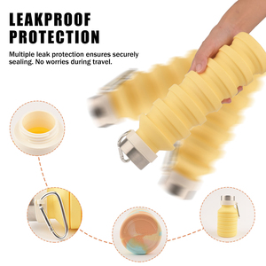 Gobelets pliables en silicone de qualité alimentaire pour la vente en gros – Gobelets de voyage - Product Image 2