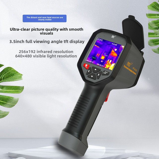 Dedicated HT-A10 Handheld Infrared Thermal Imager 640x480 Resolution 256x192 Industrial Floor Heating Power Hot Water Pipe Leak