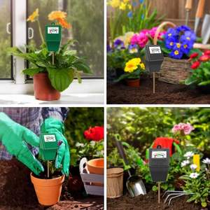 Medidor de Humedad/PH del Suelo para Jardinería, Granja, Césped, Kit de Herramientas, Sonda Digital para Plantas, Higrómetro, Interior/Exterior, Plástico, Sin Batería - Product Image 3