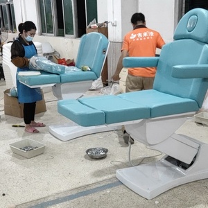 KISEN Modern <b>Electric</b> 3 Motor Massage Chair Bed for Beauty Salon Massage Bed Luxury Facial <b>Electric</b> Massage Beds for Esthetician - Product Image 6