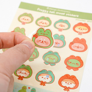 Self adhesive kiss cut sticker High quality waterproof vinyl label Printing custom cartoon <b>sheets</b> sticker - Product Image 2
