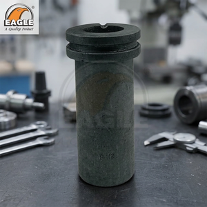 Crucible en graphite double anneau Eagle 2025 de haute qualité, résistant au feu, pour la fabrication de bijoux en cuivre, kit de fournitures 0,315 kg - Product Image 3