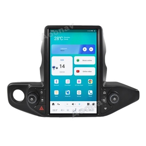 Reproductor Multimedia con Pantalla Estilo Tesla de 13.6 Pulgadas y Navegación GPS Android 11 para Jeep Wrangler 2017-2021, Unidad de Radio Estéreo para Auto - Product Image 1