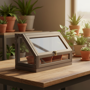 <span class=keywords><strong>Serre</strong></span> à fleurs <span class=keywords><strong>en</strong></span> <span class=keywords><strong>bois</strong></span> moderne, <span class=keywords><strong>mini</strong></span>, écologique, facile à assembler, pour la plantation <span class=keywords><strong>en</strong></span> intérieur <span class=keywords><strong>et</strong></span> <span class=keywords><strong>en</strong></span> extérieur, pour les amateurs de jardinage moderne - Product Image 6