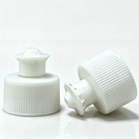 Bouchon doseur à visser en plastique 24/28 mm pour bouteilles de shampoing, détergent et produits d'entretien ménager