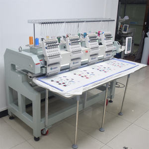 Machine à broder industrielle informatisée à 4 <span class=keywords><strong>t</strong></span>êtes, 12-15 aiguilles, usage domestique, nouveau noyau de roulement automatique pour casquette plate, <span class=keywords><strong>t</strong></span>-shirt - Product Image 2