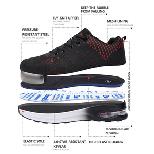 Groothandel Op Maat Veiligheidsschoenen Fabrikant Sport Veiligheidsschoenen Werkschoenen Blootsvoets Schoenen Voor Mannen Industriële Stalen Teen - Product Image 4