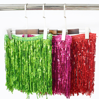 Meetee TF220 30cm DIY Vêtement Décoration Tassel Dentelle Artisanat Accessoires Danse Latine Performance Sequin Fringe Garniture Tissu