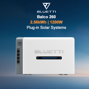 BLUETTI Balco 260 Système ESS intelligent pour balcon avec IA et tarification dynamique EMS, entrée solaire 2400W, 4 MPPT pour <span class=keywords><strong>l</strong></span>'économie d'énergie domestique <span class=keywords><strong>en</strong></span> UE - Product Image 1
