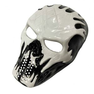 Máscara de Esqueleto Animada con Fuego Fantasma Negro, Accesorios de Decoración para Fiesta de Halloween, Venta al Por Mayor - Product Image 6