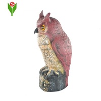 Chouchou en plastique, oiseau sauvage, hibou d'extérieur, décodage des oiseaux