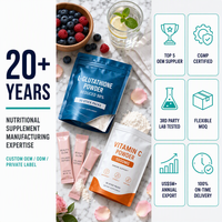 Bubuk Vitamin Multi Glutathione Label Pribadi OEM untuk Mencerahkan Kulit, Rambut, dan Kuku