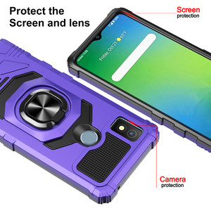 Điện thoại di động Trường hợp đối với Cricket Outlast 2024 biểu tượng 6 ra mắt <span class=keywords><strong>S3</strong></span> S2 Nhẫn Chân đế chống sốc Bumper bảo vệ gồ ghề điện thoại Bìa - Product Image 2