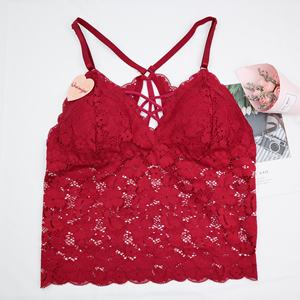 Outlet di Fabbrica Nuovi Top Estivi alla Moda per Donne, Canotte Sexy in <span class=keywords><strong>Pizzo</strong></span> Traspirante per Signore Mature - Product Image 3