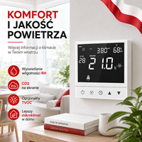 Termostato Digital Inteligente Comfurter de 16A 25A para Calefacción por Suelo Radiante, Termostato para Sistema de Calefacción Eléctrica Radiante con NTC