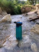 Bouteille filtrante portable Filtertech P3 US Tritan pour extérieur, sans BPA, étanche, toutes saisons, pour la randonnée et le trekking
