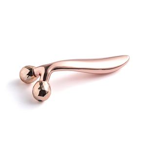 Customizable Simple Rose Gold Body Facial Roller Massager Face <b>Massage</b> <b>Tool</b> - Product Image 5