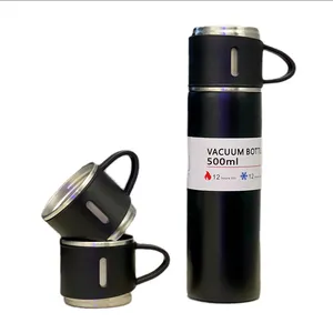 Einfache Rückgabe 500ml Sport trink flaschen Klettern Sublimation Edelstahl Wasser flasche