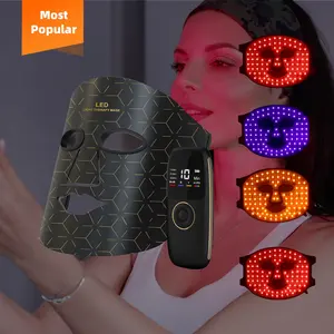 Own Brand Red Light Therapy Silicone Face Masks Led Light And Infra Red Therapy Facial Masks Factory Supply