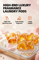 Échantillon Gratuit 22g 4-en-1 Capsules de Lessive Parfumées de Luxe Écologiques Jetables Format Familial OEM ODM Nettoyage en Profondeur 8X Anti-Calcaire pour Vêtements