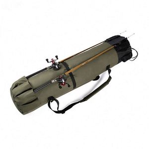 Échantillon gratuit : Housse de rangement et de transport étanche pour canne à pêche à la mouche et moulinet, avec support pour vélo - Product Image 1