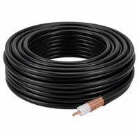 Câble coaxial Jiangsu Elesun RG213 50 ohms, fil de communication pour réseaux sans fil et transmission de signaux radio