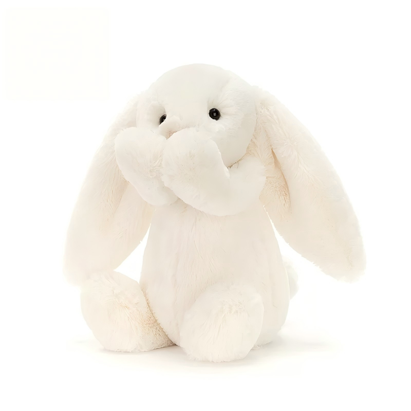 1Conejito tímido blanco puro, 31cm