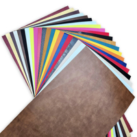 Feuille de similicuir en fibre de carbone de 12 x 24 pouces, feuille de similicuir épaisse thermocollante pour les patchs