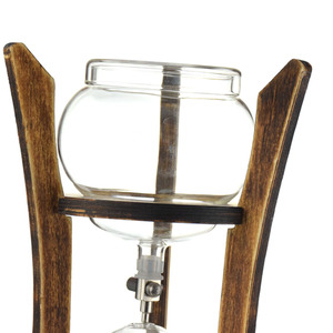 Cold Ice Drip <span class=keywords><strong>Étagère</strong></span> en bois Fond en verre Brew Drip Tower 6-8 Tasses <span class=keywords><strong>pour</strong></span> <span class=keywords><strong>cafetière</strong></span> - Product Image 3