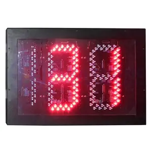Traffic Light Countdown Timer 600*400mm Half Digit Tri-color Traffic Light
