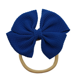 Serre-têtes pour enfants européens et américains, en polyester, mignons, couleur bonbon, design tendance, élastiques, pour bébés, vente en gros - Product Image 5