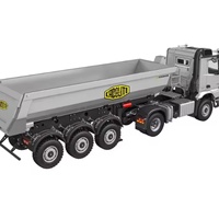 SJY-K5801-101 4WD, Camión de Ingeniería a Control Remoto de Alto Rendimiento a Escala 1/14 con Remolque 4x4, con Sonido y Luz