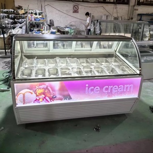 Vitrina Refrigeradora de 16 Bandejas de Una Sola Temperatura con Enfriamiento por Aire para Gelato y Helado, Tipo Vitrina Deslizante <span class=keywords><strong>Haagen</strong></span>-Dazs - Product Image 4