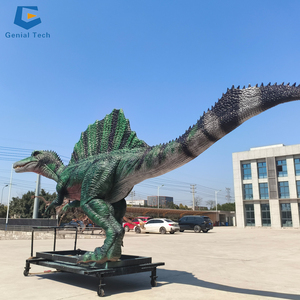 SGD57 Modelo de dinosaurio vivo Spinosaurus animatrónico de tamaño real realista para Parque de Atracciones - Product Image 4