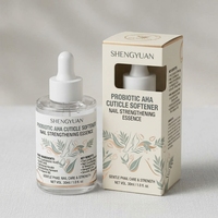 Sérum Probiotique Fermenté Adoucissant pour Cuticules PHA AHA, Essence Fortifiante pour Ongles, Soin Lissant et Éclaircissant pour la Beauté des Ongles